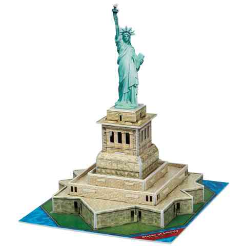 Mini Americká socha slobody 3D puzzle 31 ks - CubicFun ...