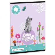 Ars Una: Cute Animals - Kitten mačiatko 1. trieda linajkový zošit A/5