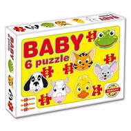 Baby Puzzle Domáce zvieratká - D-Toys