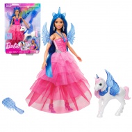 Barbie: Princezná s zafírovým pegasom bábika s doplnkami - Mattel