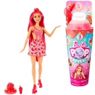 Barbie: Slime Reveal - Prekvapenie v melóne, bábika v ovocnej sade s červenými vlasmi - Mattel