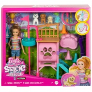 Barbie: Stacie na záchranu - Sada hračiek školy pre psy s doplnkami - Mattel