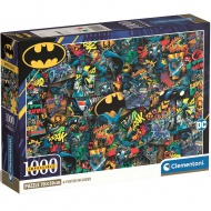 Batman 1000 dielikové nemožné puzzle 70x50cm - Clementoni