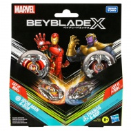 Beyblade X Marvel Collab: Iron Man vs. Thanos 4-80B X Venom 4-60B hracia sada - Hasbro