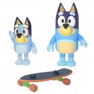 Bluey: Bandit a Bluey na skateboardoch sada figúrok