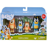 Bluey: Rodinná sada figúrok so 4 postavičkami