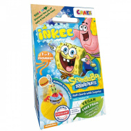 Craze Inkee: Vegán balíček kúpeľových bômb so zberateľskými figúrkami z rozprávky SpongeBob.