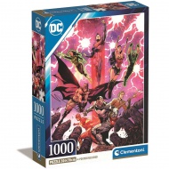 DC Comics: Liga spravodlivosti komiks puzzle 1000 dielikov Compact 50x70cm - Clementoni