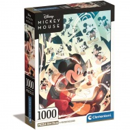 Disney: Mickey Mouse klasický 1000 dielikový Compact puzzle 50x70cm - Clementoni