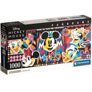 Disney: Mickey Mouse klasický 1000 dielikový panoramatický puzzle 98x33cm - Clementoni