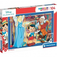 Disney Pinokkio 104-dielne Super puzzle - Clementoni