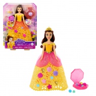 Disney Princezné: Kvetinová magia Belle bábika s doplnkami - Mattel