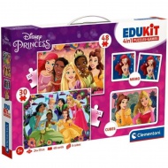 Edukit: Disney Princezné 4 v 1 hra zbierka - Clementoni