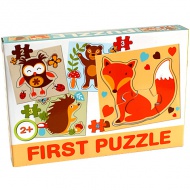 Moje prvé puzzle Lesné zvieratká - D- Toys