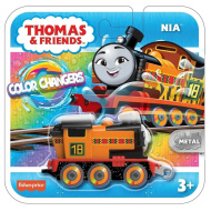 Fisher-Price: Thomas a priatelia - Lokomotíva meniaca farbu - Nia - Mattel