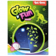 Glow N Fun Dinosaurie dekoratívna nálepka