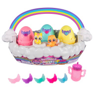 Hatchimals Alive!: Neon Rainbow Jarný košík set - Spin Master