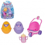 Hatchimals Alive! Hatch NStroll prekvapenie figura sada v vajci, s kočíkom