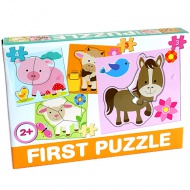 Moje prvé puzzle Domáce zvieratká - D-Toys