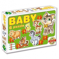 Baby puzzle Domáce zvieratká