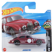 Hot Wheels: Jaguar MK1 bordová autíčko 1/64 - Mattel