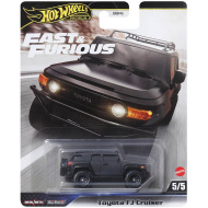 Hot Wheels: Rýchlo a zbesilo Toyota FJ Cruiser Deluxe prémiové autíčko 1/64 - Mattel