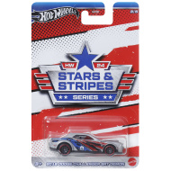 Hot Wheels: Stars &amp; Stripes séria 2018 Dodge Challenger SRT Demon 1/64 - Mattel