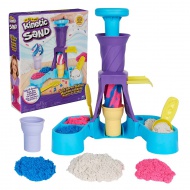 Kinetic Sand: Sada na výrobu zmrzliny z modelovacieho piesku 396g - Spin Master