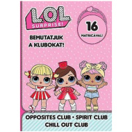 L.O.L. Surprise! - Predstavujeme kluby! - Protiklad, Pohoda!, Náladové nálepky pracovný zošit