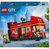 LEGO® City: Červený dvojposchodový turistický autobus (60407)