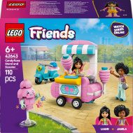 LEGO® Friends: Stánok s cukrovou vatou a skúter (42643)