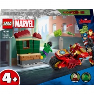 LEGO® Marvel: Iron Man na motorke a Hulk (76287)