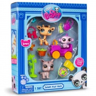 Littlest Pet Shop: 3-figúrkový balíček, séria 1 - Safari