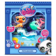 Littlest Pet Shop: Petfluencers vydra a rybička 2ks figúrkový set - Podvodné dobrodružstvá 2. séria