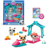 Littlest Pet Shop: Snehový deň 3-figúrkový balíček, 2. séria