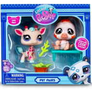 Littlest Pet Shop: Zoo pals - Figúrky žirafa a leňochod, 2. séria