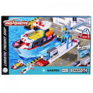 Majorette: Creatix Maersk nákladná logistická loď so súpravou vozidiel - Simba Toys