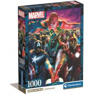 Marvel: Pomstoví hrdinovia 1000 dielikové kompaktné puzzle 50x70cm - Clementoni