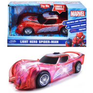 Marvel: Svetelný hrdina Spider-Man vozidlo so svetelnými a zvukovými efektmi - Jada Toys