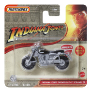 Matchbox: Indiana Jones Ducati Scrambler 1/64 autíčko - Mattel