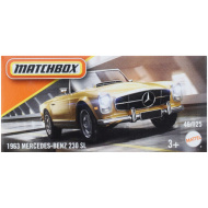 Matchbox: Papierová krabička 1963 Mercedes-Benz 230 SL autíčko 1/64 - Mattel