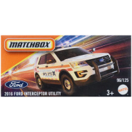 Matchbox: Papierová krabička 2016 Ford Interceptor Utility autíčko 1/64 - Mattel