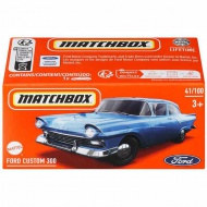 Matchbox: Papierová škatuľka Ford Custom 300 autíčko 1/64 - Mattel