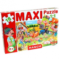 Maxi puzzle Ranč - D-Toys