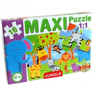 Maxi puzzle Džungľa - D-Toys