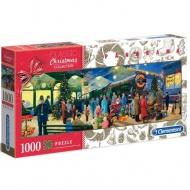 Mikuláš express 1000 kusová panoramatická puzzle - Clementoni