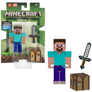 Minecraft: Steve postavička set - Mattel