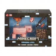 Minecraft: Úroveň diamantu - Figúrka prasa - Mattel