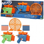 Nerf: Elite 2.0 Face Off Target Set súprava na streľbu z peny s 12 nábojmi - Hasbro