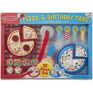 Pečenie a varenie: Narodeninová torta a pizza set - Melissa &amp; Doug